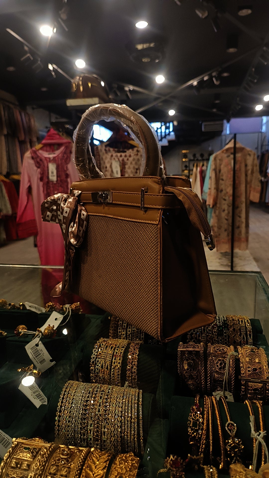 Mocha Grace Handbag