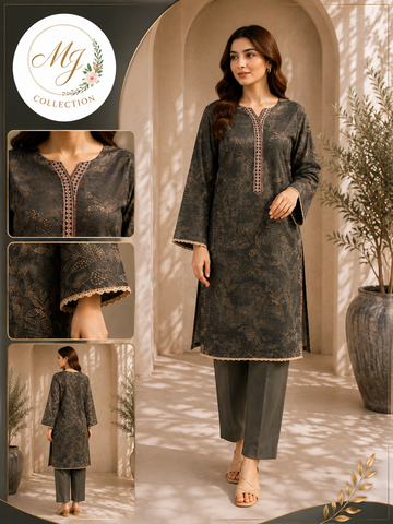 Midnight Fern Printed Pret
